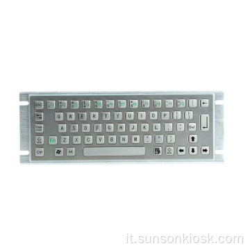 Tastiera in metallo per chiosco informazioni impermeabile IP65